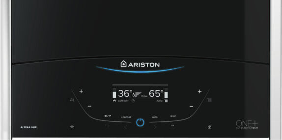 Ariston ALTEAS ONE+ NET 30 Verticale Senza serbatoio (istantaneo) Sistema di caldaia combinato Nero