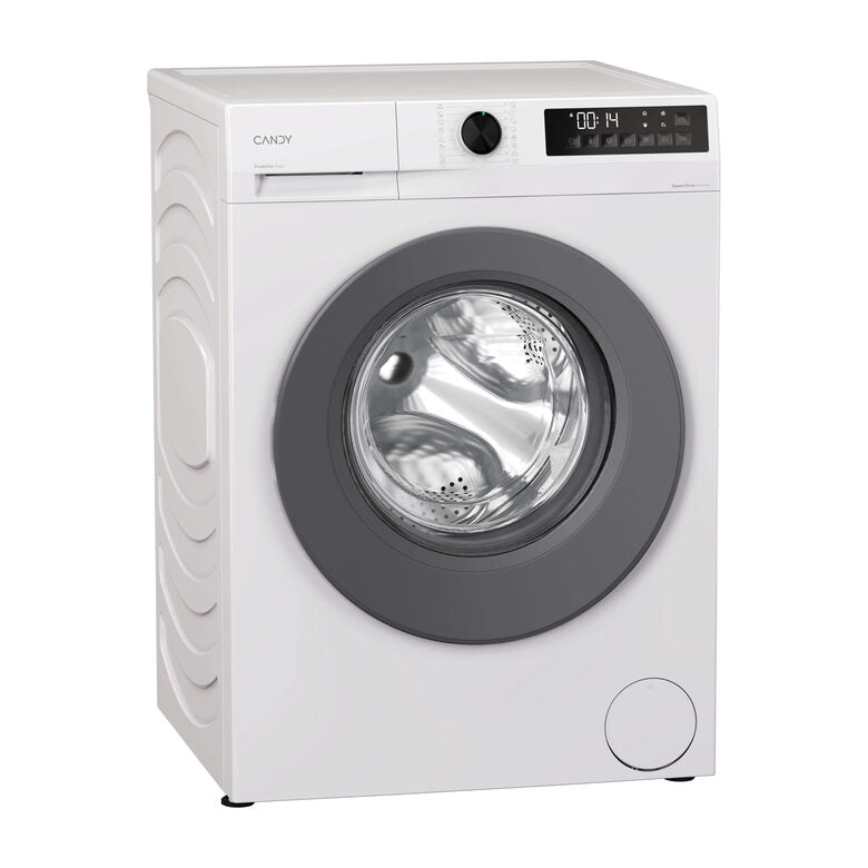 Candy GD 410G8-S Prowash 300 Lavatrice A Libera Installazione 10 Kg, 1400 Giri, Classe A, Bianco, Inverter, Fresh Vapor, 8 Cicli Rapidi