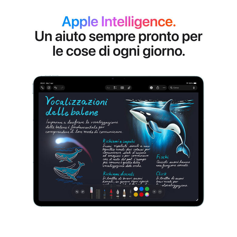 Apple iPad Air 13'' Wi-Fi + Cellular 256GB - Grigio Siderale