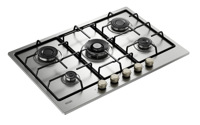 De Longhi Piano Cottura 5 Fuochi YLG 75 F 75cm Inox
