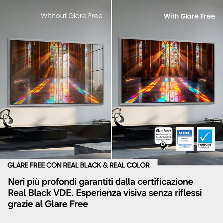 Samsung OLED AI TV 55" QE55S99HATXZT 4K, Processore NQ4 AI Gen3, 4K AI Upscaling Pro, Glare Free, OLED HDR Pro, Motion Xcelerator 165Hz, Dolby Atmos & OTS+, FloatLayer Design, Vision AI Smart TV, 2026