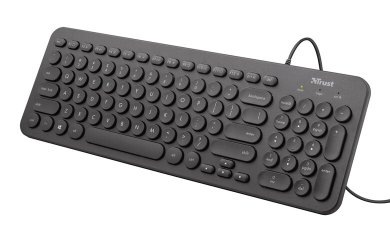 Trust Muto Silent tastiera USB QWERTY Italiano Nero