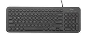 Trust Muto Silent tastiera USB QWERTY Italiano Nero