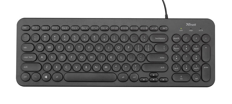 Trust Muto Silent tastiera USB QWERTY Italiano Nero