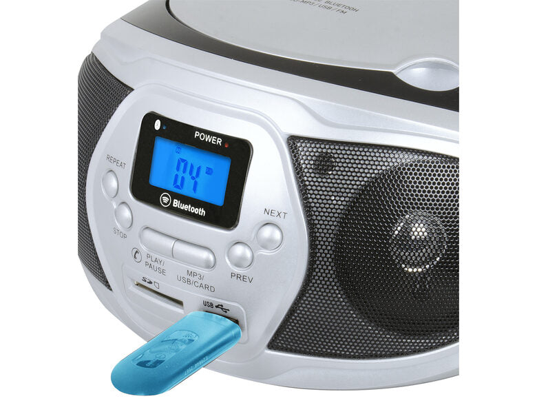 Trevi CMP 548 BT Analogico Grigio, Bianco