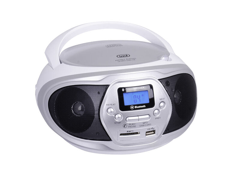 Trevi CMP 548 BT Analogico Grigio, Bianco