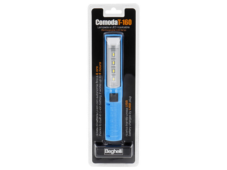 Beghelli Comoda T-160 Blu Torcia a mano LED
