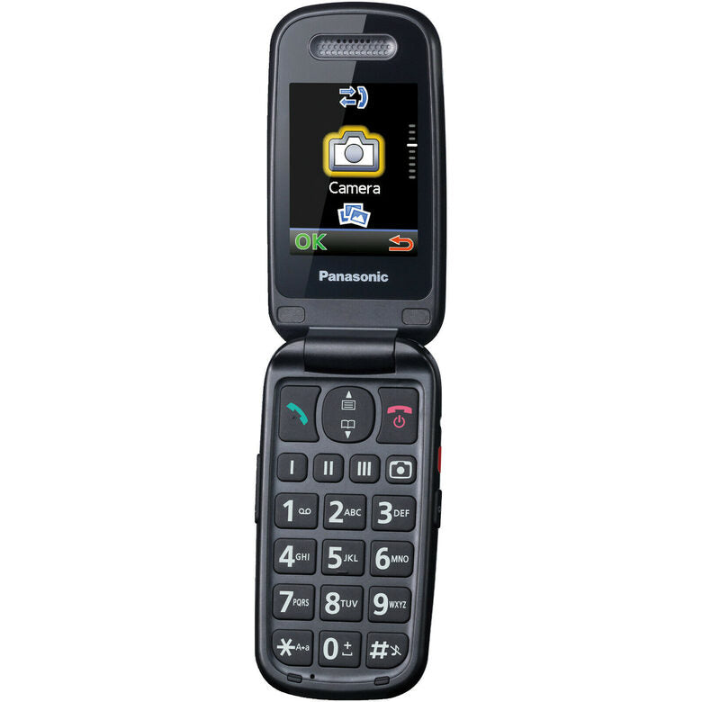 Panasonic KX-TU456 6,1 cm (2.4") 110 g Rosso Telefono cellulare basico