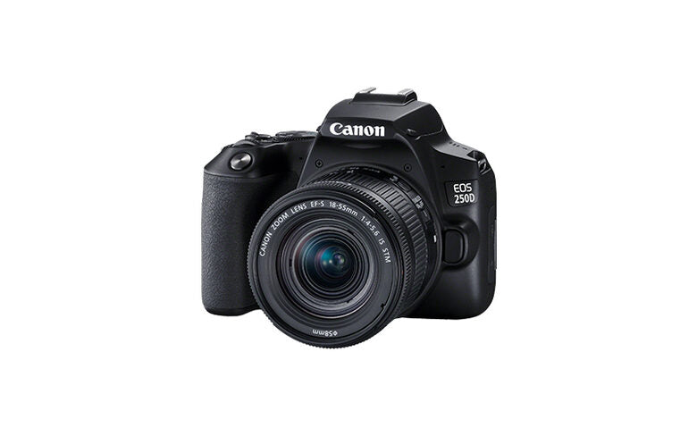 Canon EOS 250D + EF-S 18-55mm f/4-5.6 IS STM Kit fotocamere SLR 24,1 MP CMOS 6000 x 4000 Pixel Nero