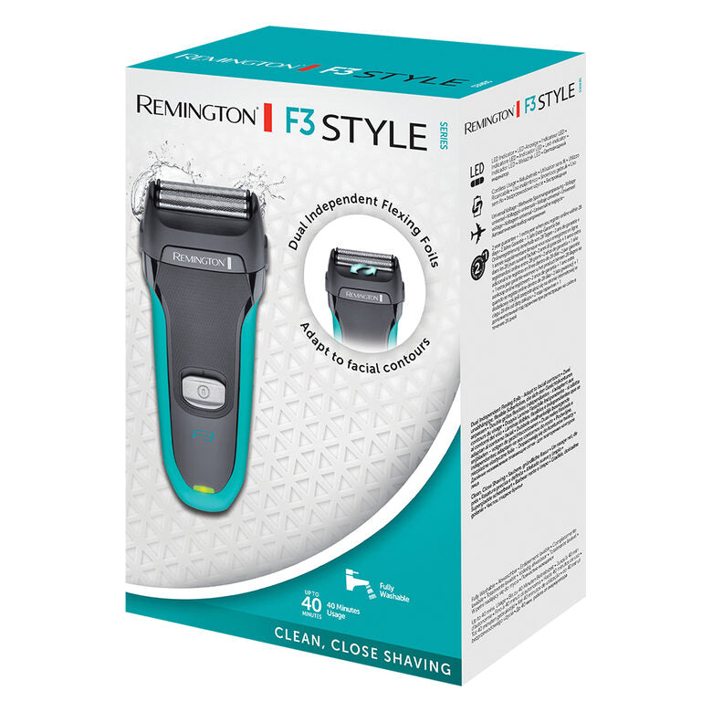 Remington F3000 rasoio elettrico Trimmer Nero, Verde
