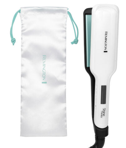 Remington S8550 messa in piega Piastra per capelli Caldo Nero, Bianco