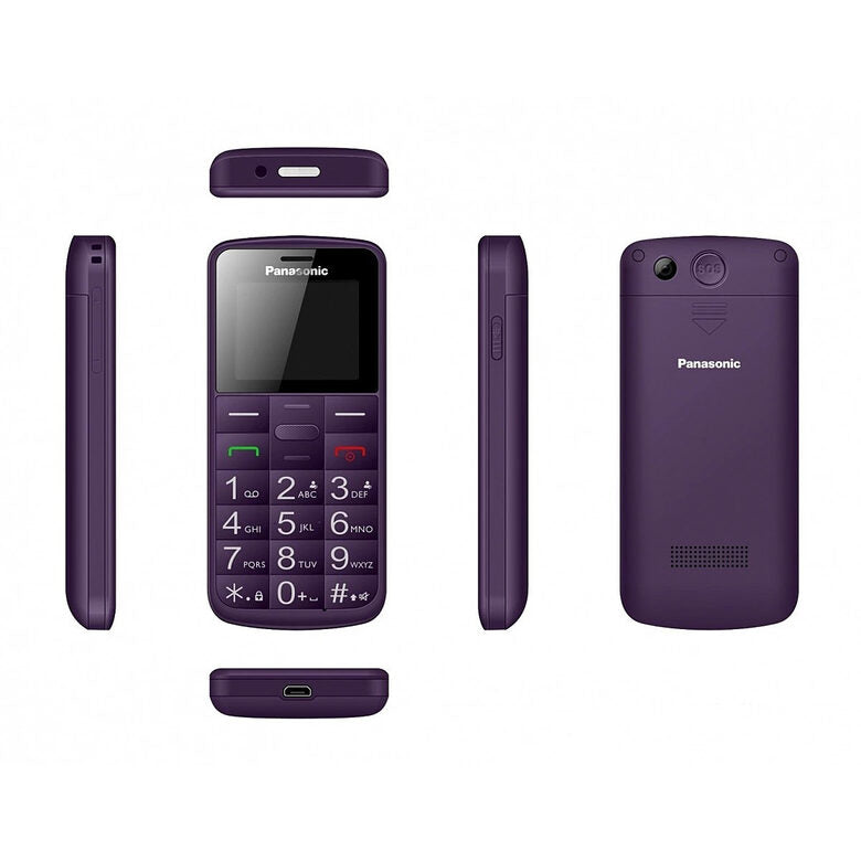 Panasonic KX-TU110 4,5 cm (1.77") Viola Telefono cellulare basico