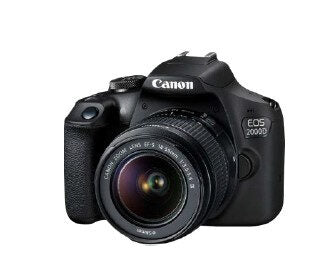 Canon EOS 2000D 18-55 DC + SB130 + 16GB Kit fotocamere SLR 24,1 MP CMOS 6000 x 4000 Pixel Nero