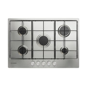 Indesit THP 752 IX/I 1 piano gas inox 75cm 5 fuochi griglie smaltate