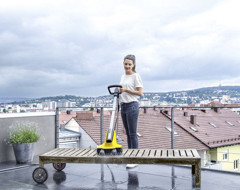 Kärcher PCL 4 Terassenreiniger Lucidatrice per pavimenti 800 Giri/min Nero, Giallo