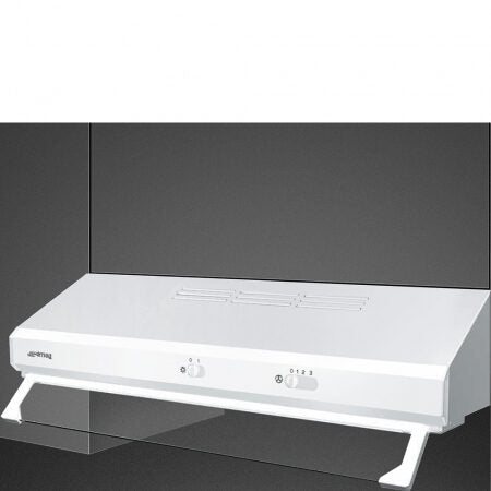 Smeg KSEC61BE2 Cappa Aspirante a Incassato Bianco 285 m³/h D