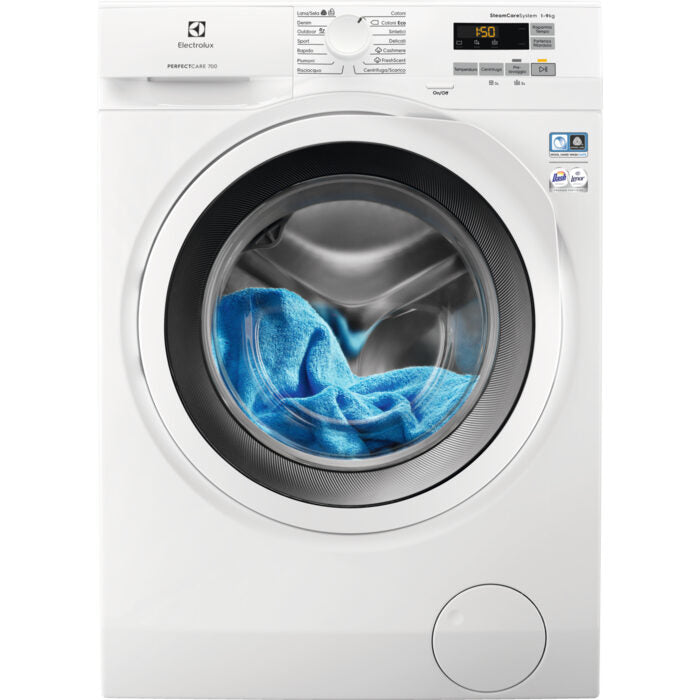 Electrolux EW7F582ST lavatrice Caricamento frontale 8 kg 1400 Giri/min C Bianco