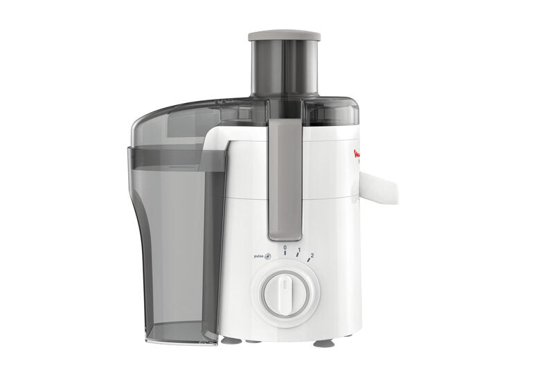 Moulinex JU3701 Frutelia+, Estrattore di Succo a Freddo, Dotato di Ampia Apertura, Facile da Pulire, 2 Velocità e Modalità Pulse, 350 W