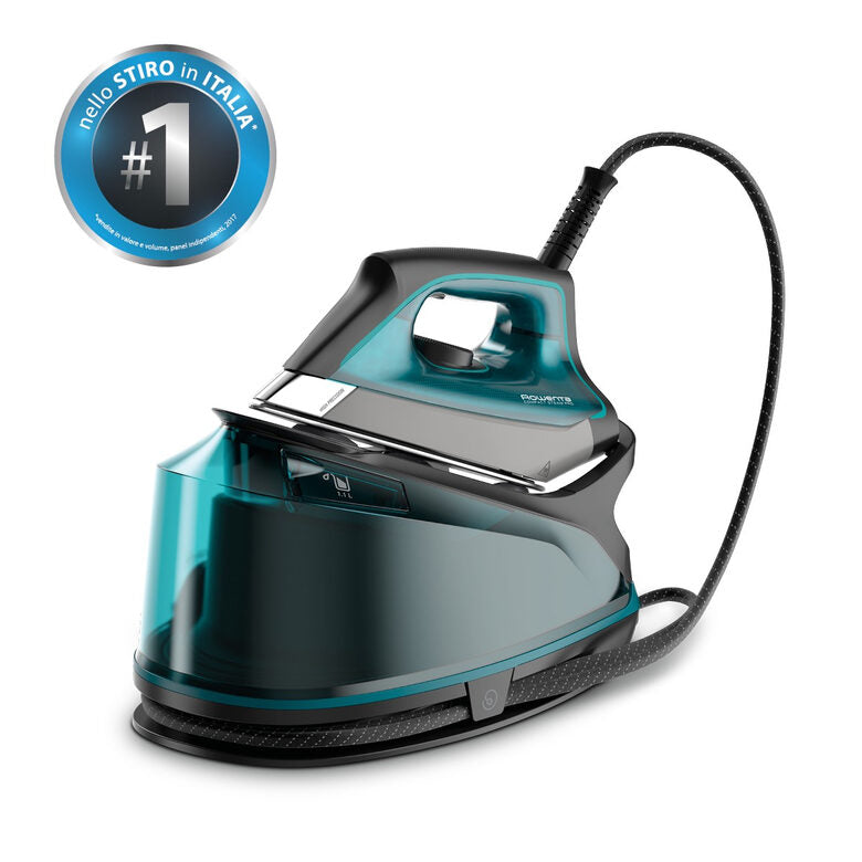 Rowenta DG7623 2200 W 1,1 L Piastra Microsteam 400 Nero, Blu