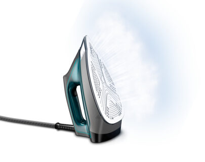 Rowenta DG7623 2200 W 1,1 L Piastra Microsteam 400 Nero, Blu