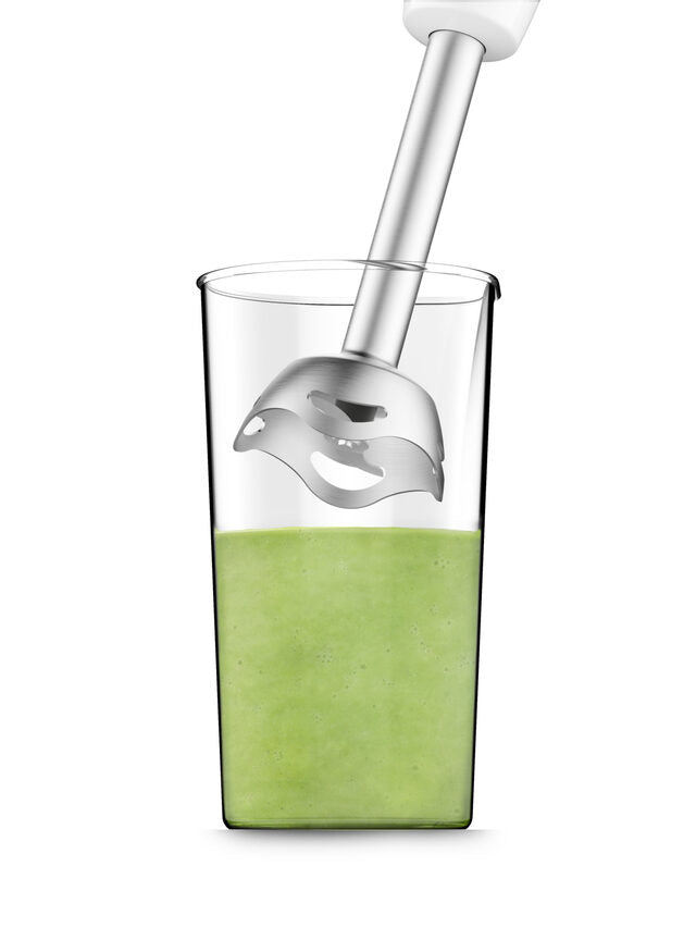 Moulinex DD4521 Easychef, Mixer ad Immersione 2in1, con Bicchiere da 800 ml e Accessorio Tritatutto da 500 ml, 2 Impostazioni di Velocità, Facile da Pulire, Potenza 450 W