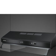 Smeg KSEC61NE2 Cappa Aspirante a Incasso Nero 285 m³/h D