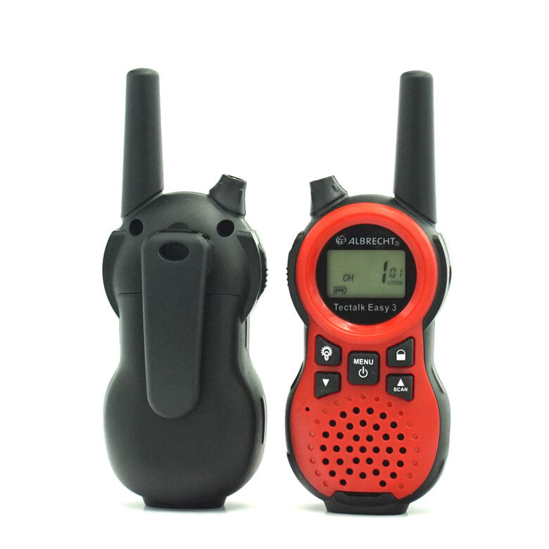 Albrecht Tectalk Easy 3 ricetrasmittente 8 canali Nero, Rosso