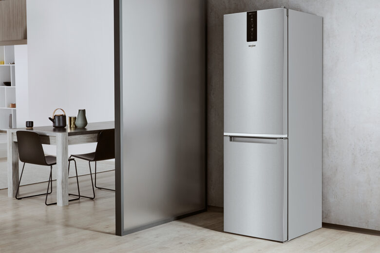 Whirlpool W7 831T MX frigorifero con congelatore Libera installazione 338 L D Acciaio inossidabile