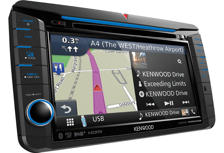 Kenwood DNX518VDABS Ricevitore multimediale per auto Nero 200 W Bluetooth