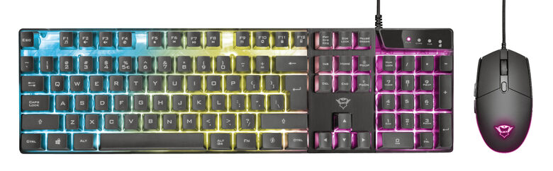Trust GXT 838 tastiera USB QWERTY Italiano Nero
