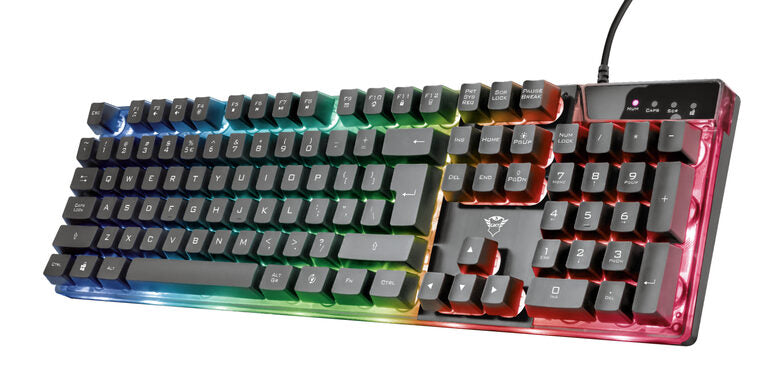 Trust GXT 838 tastiera USB QWERTY Italiano Nero