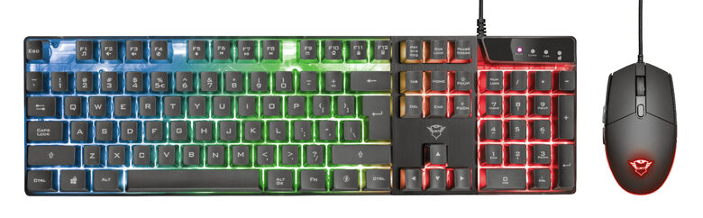 Trust GXT 838 tastiera USB QWERTY Italiano Nero