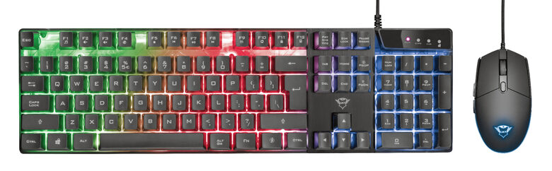Trust GXT 838 tastiera USB QWERTY Italiano Nero