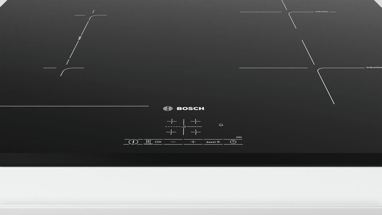 Bosch Serie 4 PVS631BB5E piano cottura Nero Da incasso 60 cm Piano cottura a induzione 4 Fornello(i)