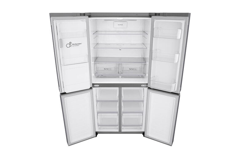 LG GML844PZKZ frigorifero Multidoor Libera installazione Argento 428 L
