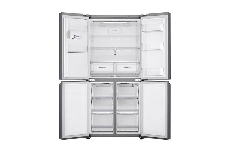LG GML844PZKZ frigorifero Multidoor Libera installazione Argento 428 L