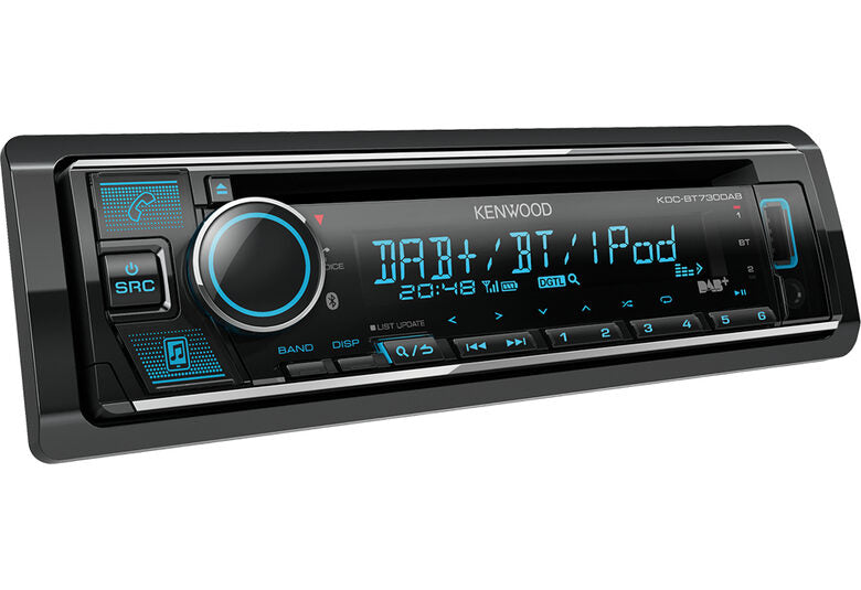 Kenwood KDC-BT730DAB Ricevitore multimediale per auto Nero 88 W Bluetooth