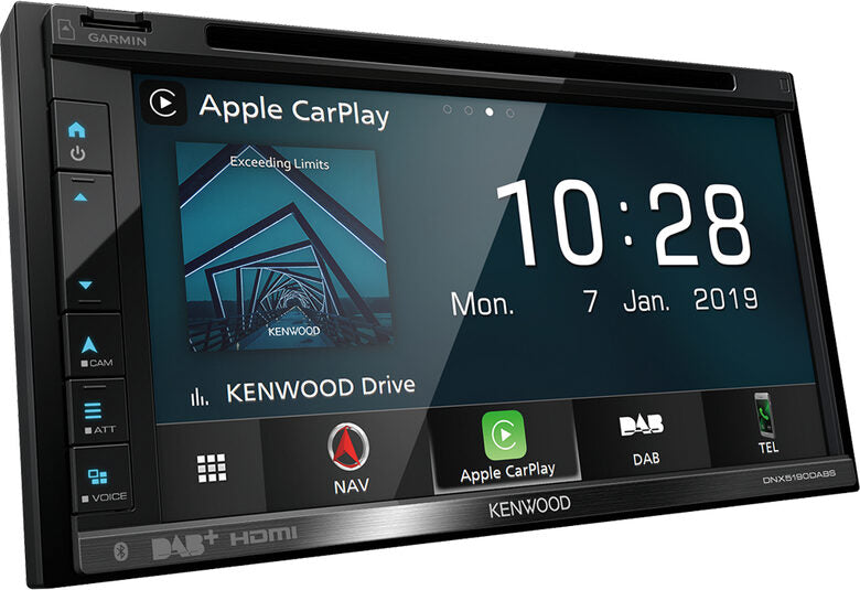 Kenwood DNX5190DSE3 navigatore Fisso 17,1 cm (6.75") TFT Touch screen 2,1 kg Nero