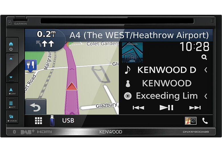 Kenwood DNX5190DSE3 navigatore Fisso 17,1 cm (6.75") TFT Touch screen 2,1 kg Nero