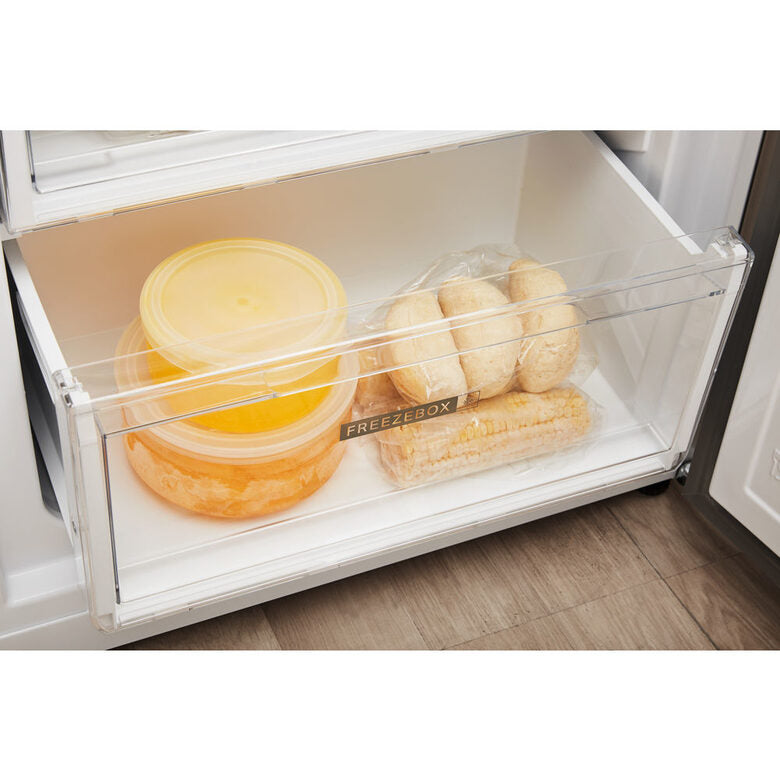 Whirlpool W7 831A OX frigorifero con congelatore Libera installazione 338 L D Acciaio inossidabile