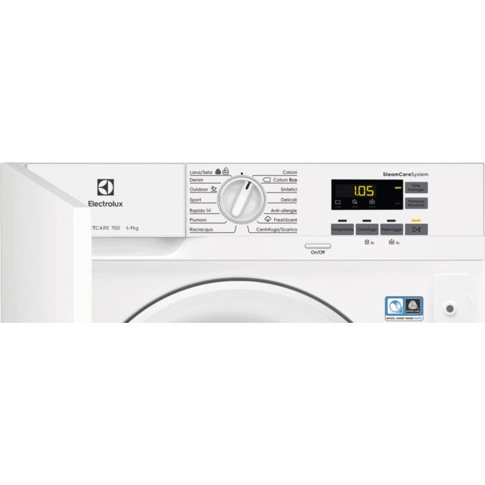 Electrolux EW7F572BI lavatrice Caricamento frontale 7 kg 1200 Giri/min F Bianco