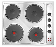 Candy CLE64X Acciaio inossidabile Da incasso 60 cm Piastra sigillata 4 Fornello(i)