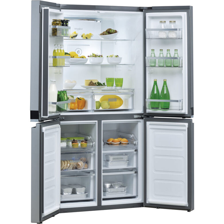 Whirlpool WQ9 B2L frigorifero side-by-side Libera installazione 591 L E Acciaio inossidabile