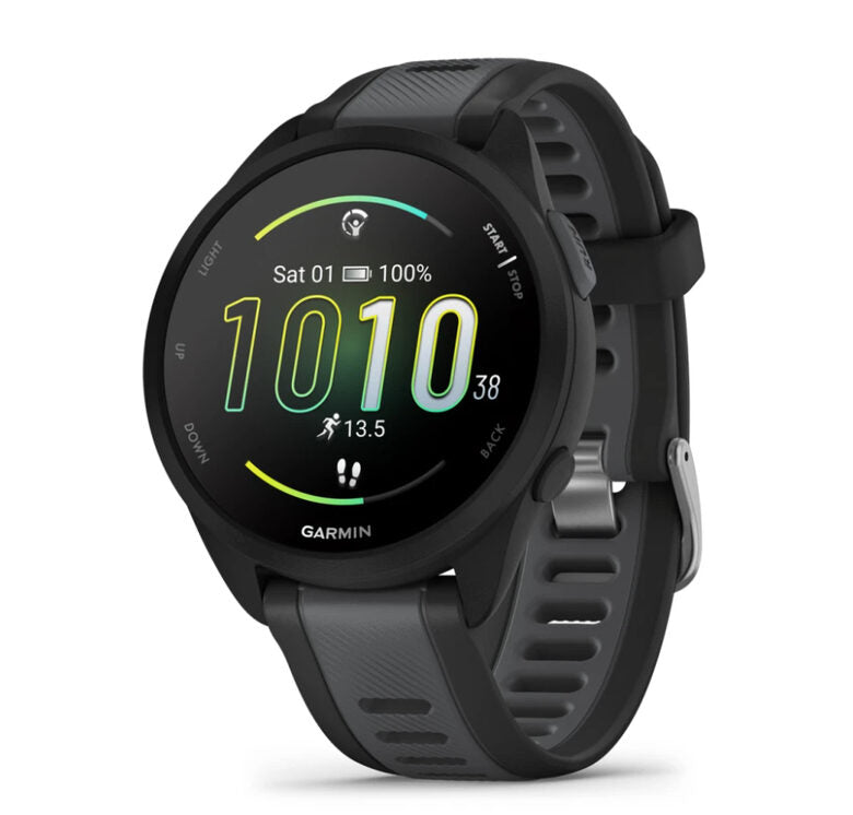 Garmin Forerunner 165 3,05 cm (1.2") AMOLED 43 mm Digitale 390 x 390 Pixel Touch screen Nero GPS (satellitare)