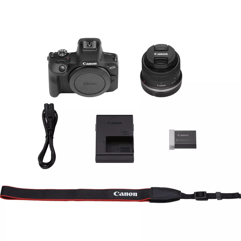 Canon EOS R1001 + RF-S 18-45mm F4.5-6.3 IS STM Kit MILC 24,1 MP CMOS 6000 x 4000 Pixel Nero