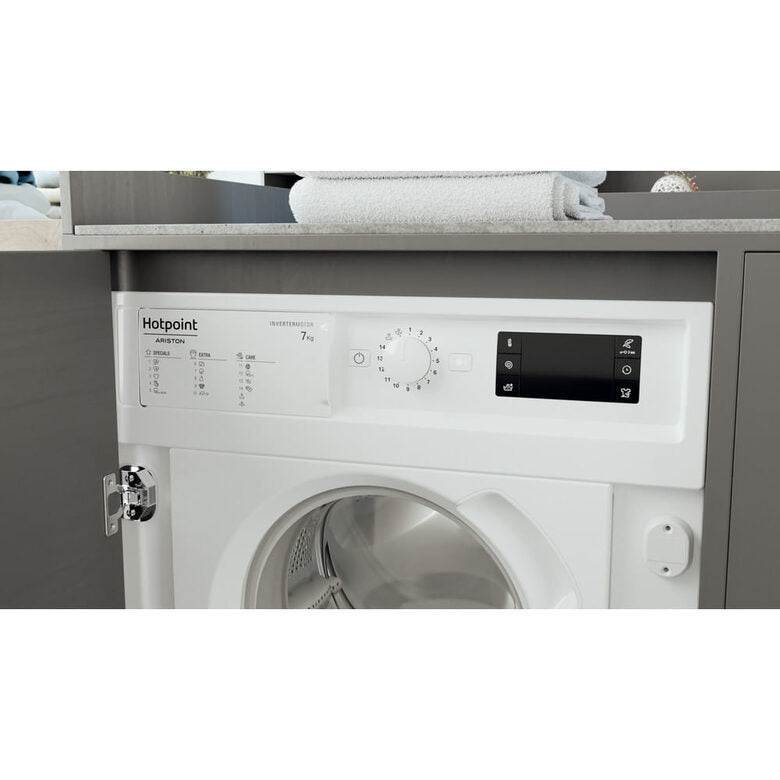 Hotpoint BI WMHG 71483 EU N Lavatrice a Incasso Caricamento frontale 7 kg 1400 Giri/min D Bianco