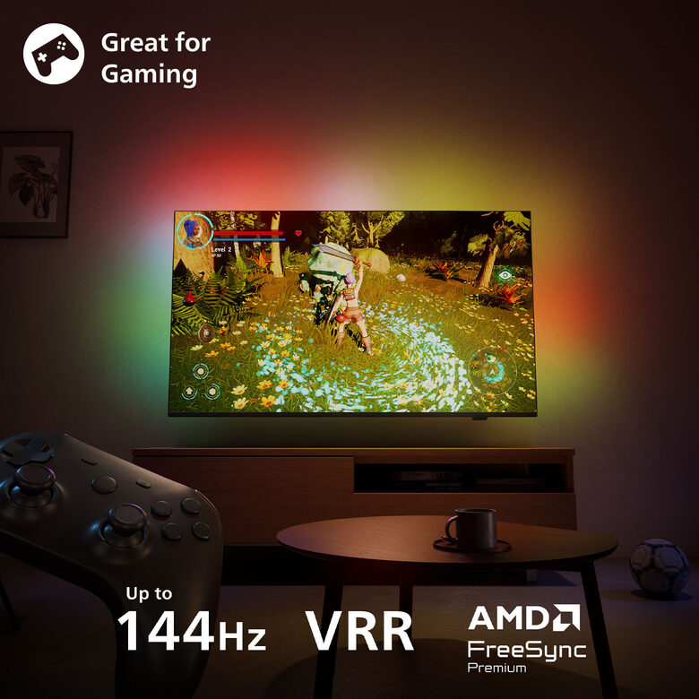 Philips Ambilight TV 55MLED920 4K QD MiniLED 139cm 55" Smart TV Dolby Vision and Dolby Atmos Titan OS