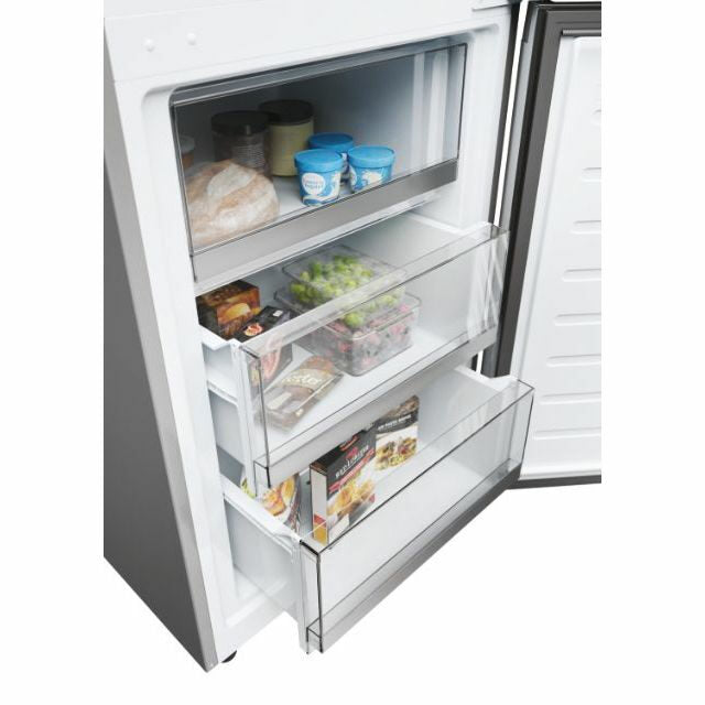 Haier 2D 60 Serie 1 HDW1618DNPK frigorifero con congelatore Libera installazione 341 L D Argento