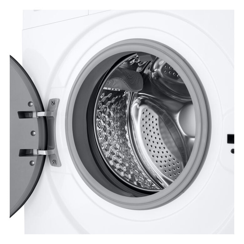 LG F4NA10S8NWK Lavatrice slim 8kg, Classe A, 1400 giri, Programma igiene con vapore, Top rimovibile, White