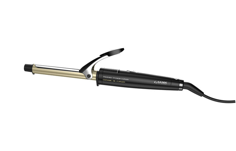 GA.MA GC1250 messa in piega Ferro per ricci Caldo Nero 41 W 2 m